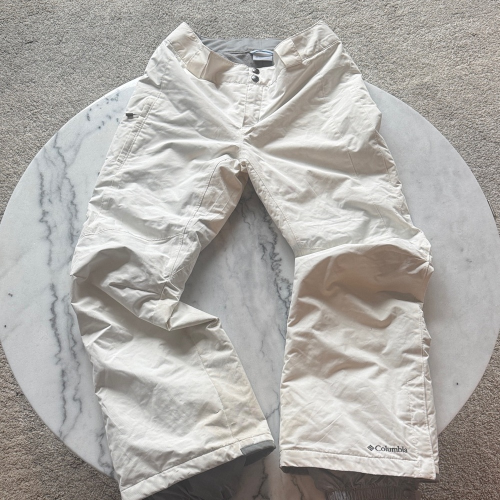 Columbia Women’s Off-White Bugaboo Snow Pants